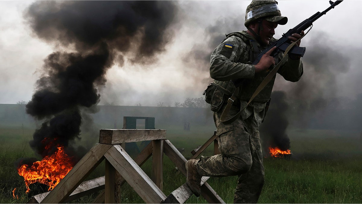 Formation of Ukrainian soldiers