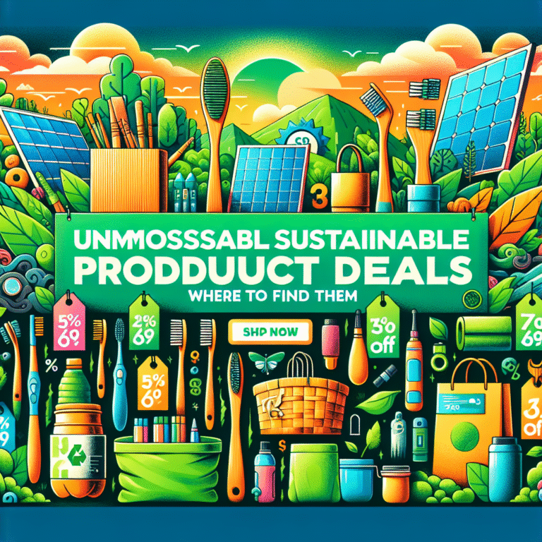 promoções imperdíveis de produtos sustentáveis: onde encontrar