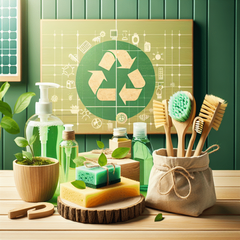 Produtos de limpeza ecológicos para um lar mais sustentável
