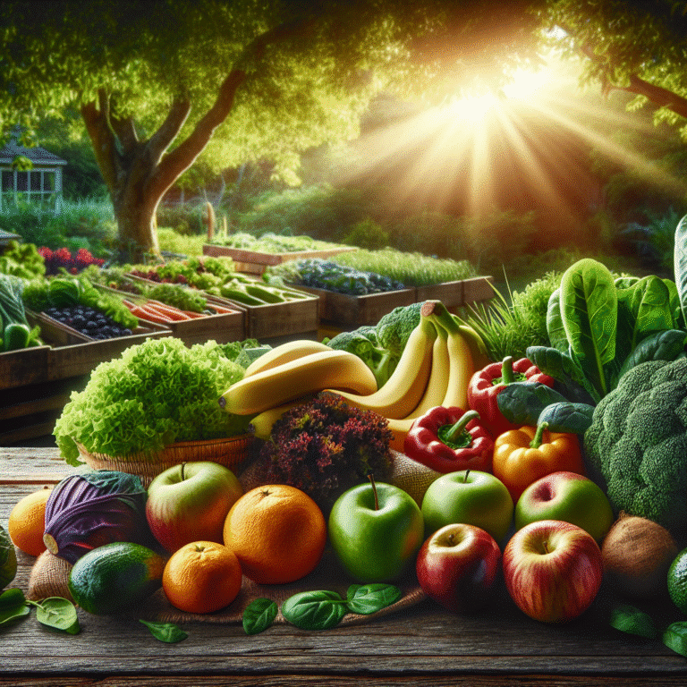 Frutas e verduras locais: benefícios e opções