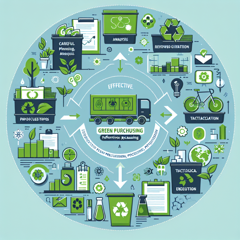 como implementar um planejamento de compras verdes eficaz