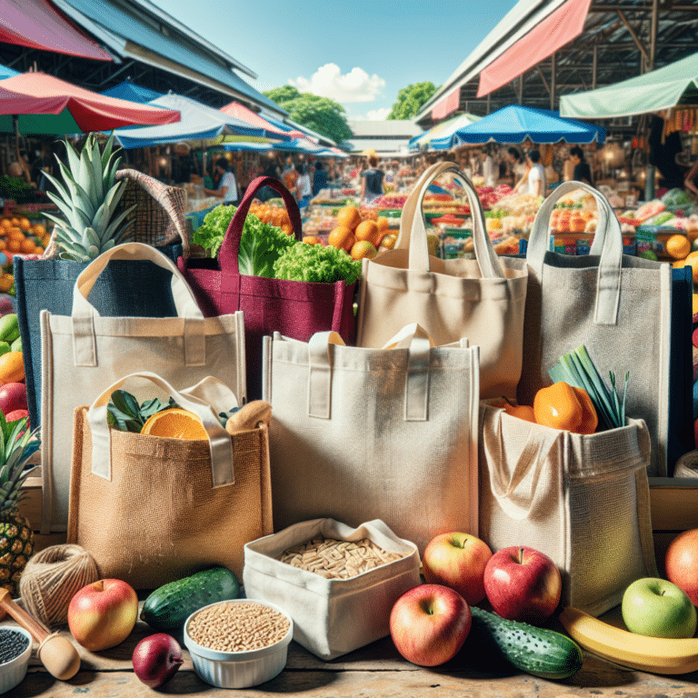 sacolas reutilizáveis: a solução para o mercado