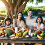 Alimentos ecológicos para toda a família